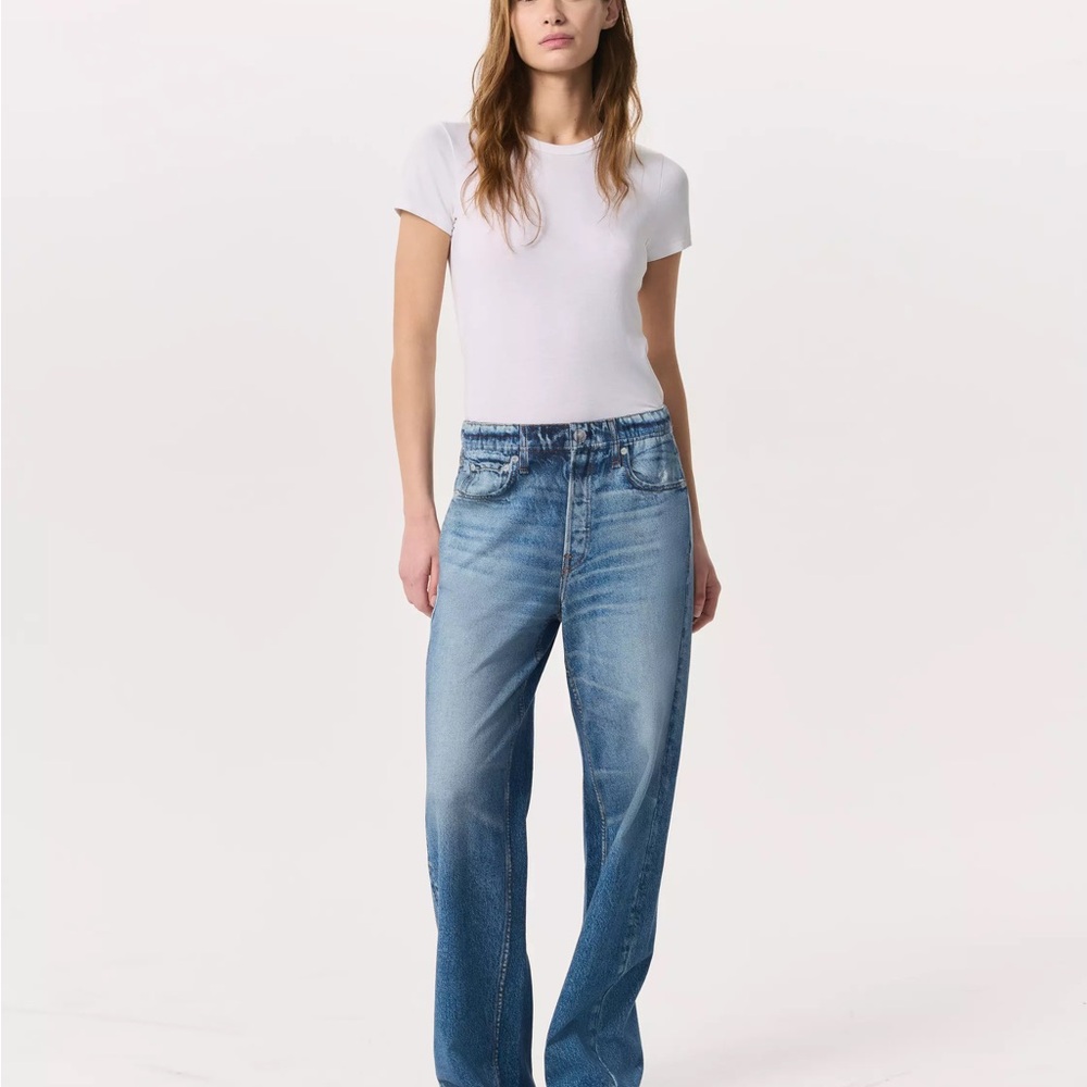 NWT Rag & Bone Wide Leg Miramar Sweatpant Jeans size S